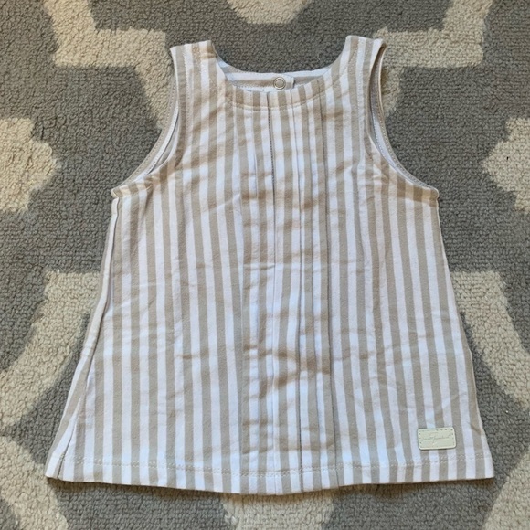 7 For All Mankind Striped Tank Top - Picture 1 of 5